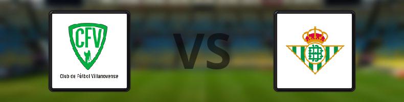 Villanovense - Real Betis odds, speltips, resultat i Copa del Rey