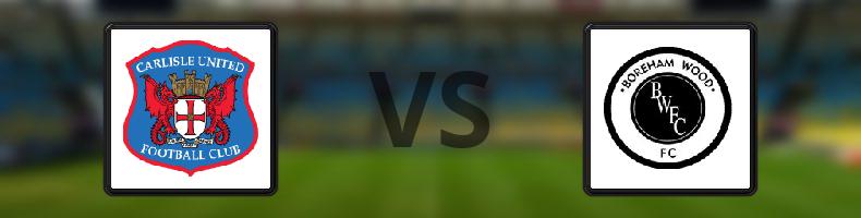 Carlisle - Boreham Wood odds, speltips, resultat i National League