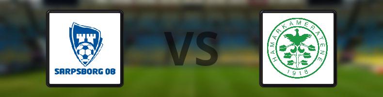 Sarpsborg 08 - Hamarkameratene odds, speltips, resultat i Eliteserien