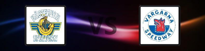 Västervik - Vargarna Norrköping odds, speltips, resultat i Elitserien Speedway