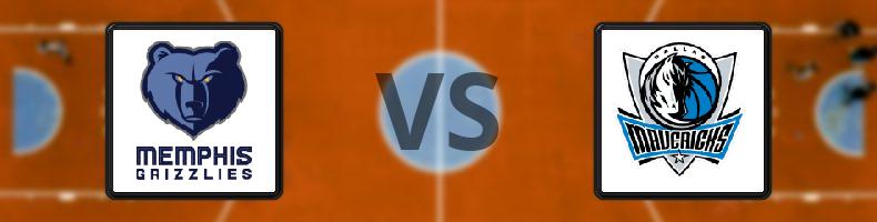 Memphis Grizzlies - Dallas Mavericks odds, speltips, resultat i NBA