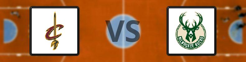 Cleveland Cavaliers - Milwaukee Bucks odds, speltips, resultat i NBA