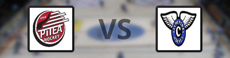 Piteå HC - Clemensnäs HC odds, speltips, resultat i HockeyEttan