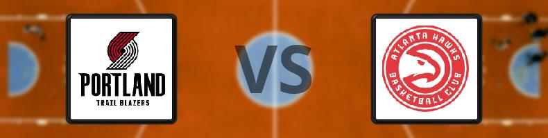 Portland Trail Blazers - Atlanta Hawks odds, speltips, resultat i NBA