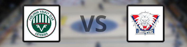 Frölunda - Linköping odds, speltips, resultat i SHL