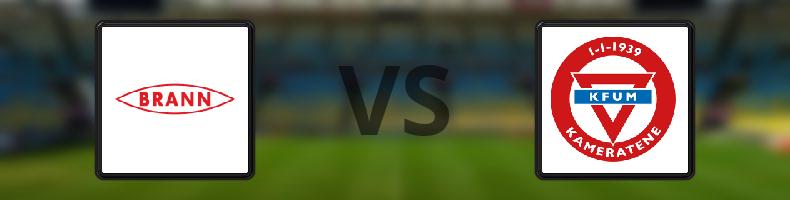 Brann - KFUM odds, speltips, resultat i Eliteserien