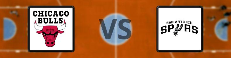 Chicago Bulls - San Antonio Spurs odds, speltips, resultat i NBA