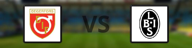 Degerfors IF - Landskrona BoIS odds, speltips, resultat i Superettan