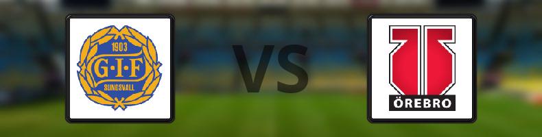 GIF Sundsvall - Örebro odds, speltips, resultat i Superettan