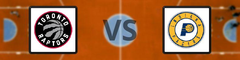 Toronto Raptors - Indiana Pacers odds, speltips, resultat i NBA