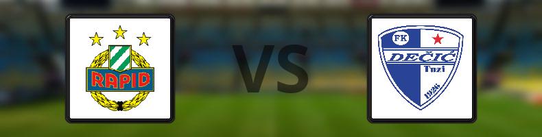 Rapid Wien - FK Decic odds, speltips, resultat i Europa Conference League