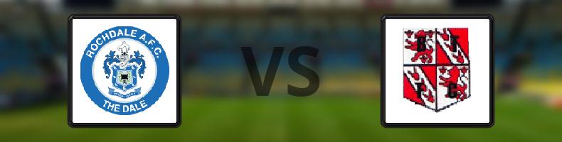 Rochdale - Brackley Town odds, speltips, resultat i National League