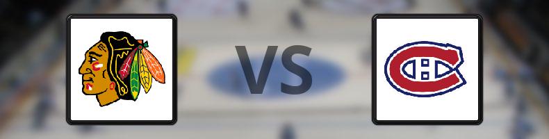 Chicago Blackhawks - Montreal Canadiens odds, speltips, resultat i NHL