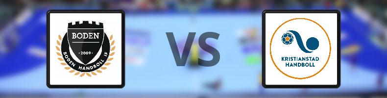Boden Handboll IF - Kristianstad HK odds, speltips, resultat i Handbollsligan damer