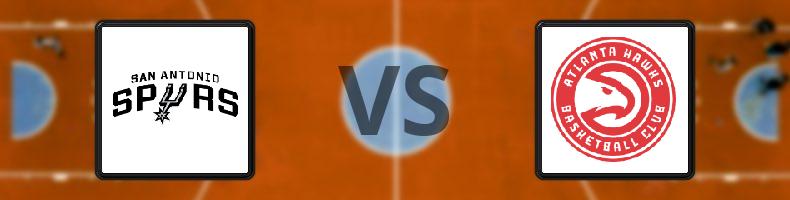 San Antonio Spurs - Atlanta Hawks odds, speltips, resultat i NBA