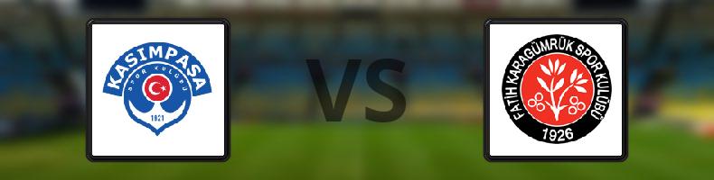 Kasimpasa - Fatih Karagümrük odds, speltips, resultat i Süper Lig