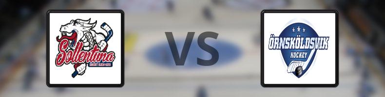 Sollentuna HC - Örnsköldsviks SK odds, speltips, resultat i HockeyEttan