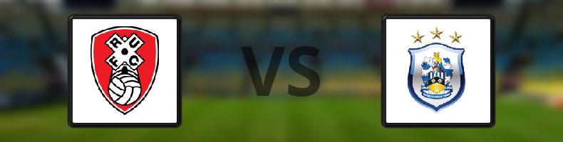 Rotherham - Huddersfield odds, speltips, resultat i League One