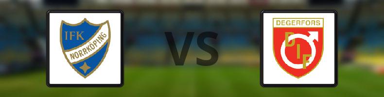 IFK Norrköping - Degerfors IF odds, speltips, resultat i Allsvenskan