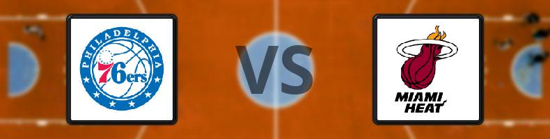 Philadelphia 76ers - Miami Heat odds, speltips, resultat i NBA