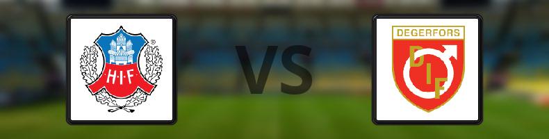 Helsingborgs IF - Degerfors IF odds, speltips, resultat i Superettan
