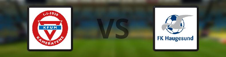KFUM - Haugesund odds, speltips, resultat i Eliteserien