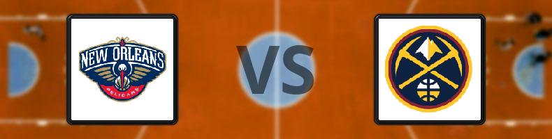 New Orleans Pelicans - Denver Nuggets odds, speltips, resultat i NBA