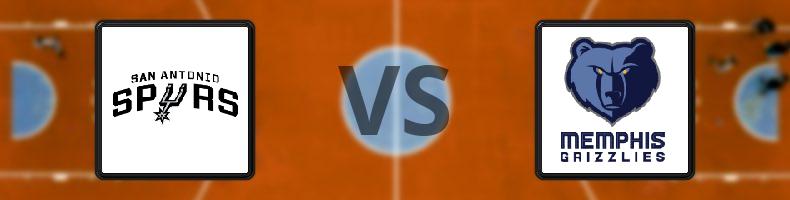 San Antonio Spurs - Memphis Grizzlies odds, speltips, resultat i NBA