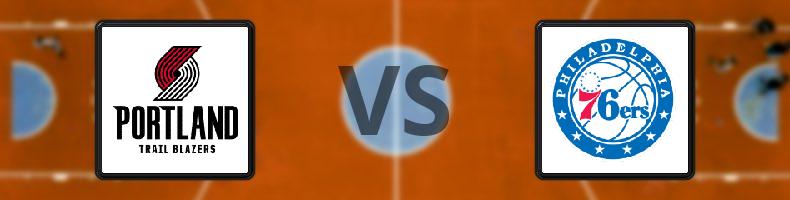 Portland Trail Blazers - Philadelphia 76ers odds, speltips, resultat i NBA