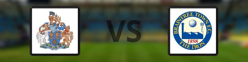 Altrincham - Braintree Town odds, speltips, resultat i National League