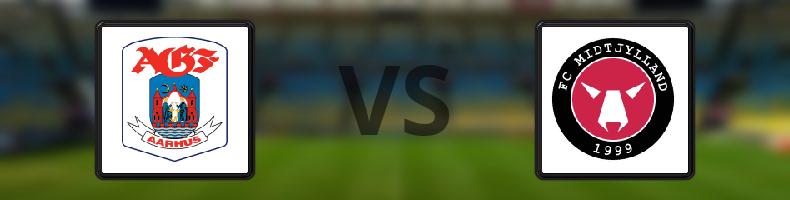 AGF Århus - Midtjylland odds, speltips, resultat i Superligaen