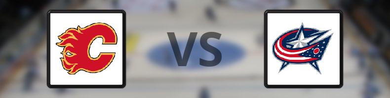 Calgary Flames - Columbus Blue Jackets odds, speltips, resultat i NHL