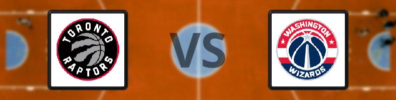 Toronto Raptors - Washington Wizards odds, speltips, resultat i NBA