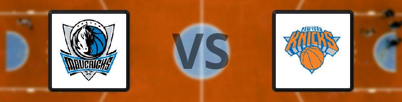 Dallas Mavericks - New York Knicks odds, speltips, resultat i NBA