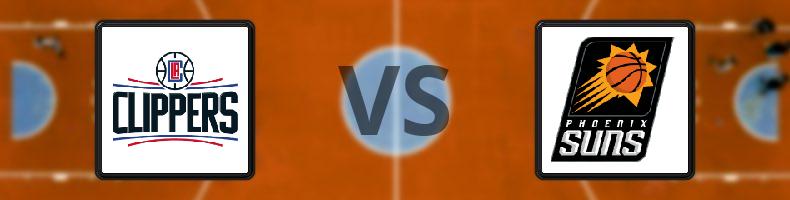 Los Angeles Clippers - Phoenix Suns odds, speltips, resultat i NBA