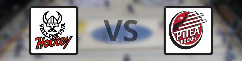 IF Vallentuna BK - Piteå HC odds, speltips, resultat i HockeyEttan