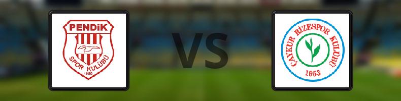 Pendikspor - Çaykur Rizespor odds, speltips, resultat i Süper Lig