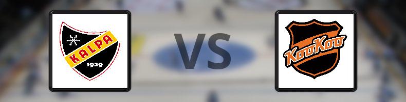 KalPa - KooKoo odds, speltips, resultat i SM-liiga