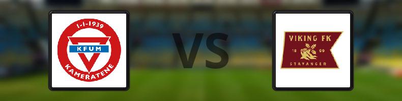 KFUM - Viking Stavanger odds, speltips, resultat i Eliteserien