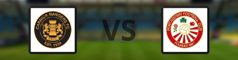 Carrick Rangers FC - Portadown odds, speltips, resultat i NIFL Premiership