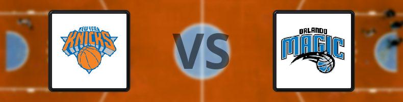 New York Knicks - Orlando Magic odds, speltips, resultat i NBA