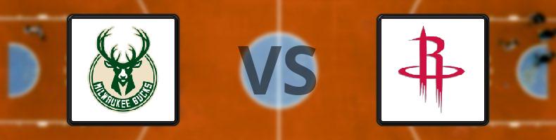 Milwaukee Bucks - Houston Rockets odds, speltips, resultat i NBA
