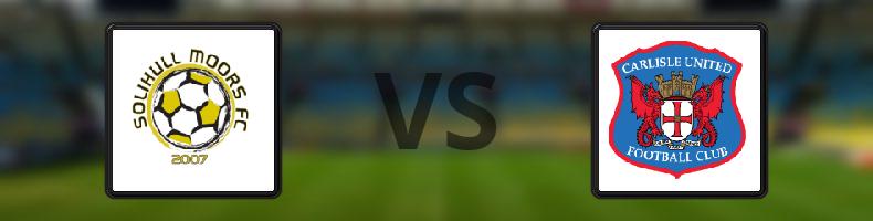 Solihull Moors - Carlisle odds, speltips, resultat i National League