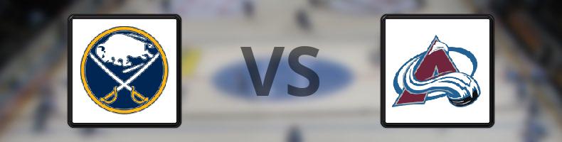 Buffalo Sabres - Colorado Avalanche odds, speltips, resultat i NHL
