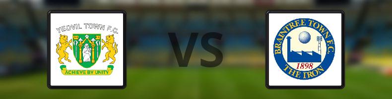 Yeovil - Braintree Town odds, speltips, resultat i National League