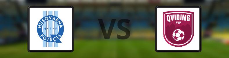 Husqvarna FF - Qviding FIF odds, speltips, resultat i Division 2