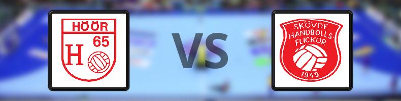 H 65 Höör - Skövde HF odds, speltips, resultat i Handbollsligan damer