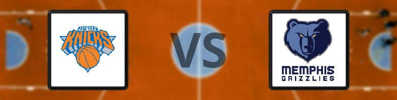 New York Knicks - Memphis Grizzlies odds, speltips, resultat i NBA