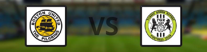Boston United - Forest Green Rovers odds, speltips, resultat i National League