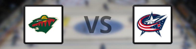 Minnesota Wild - Columbus Blue Jackets odds, speltips, resultat i NHL